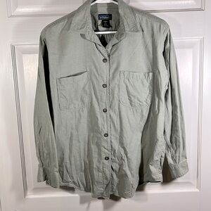 Patagonia Organic Cotton Button Down SHIRT Women’s S Top